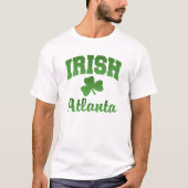 アトランタのアイルランド人のTシャツ Tシャツ (正面)