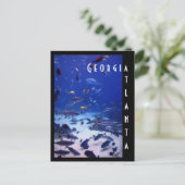 アトランタのアクアリウム、ジョージア ポストカード (スタンド正面)