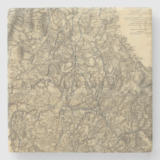 アトランタのキャンペーンの軍事活動 ストーンコースター (正面)