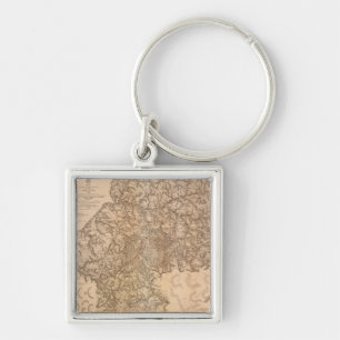アトランタのキャンペーン-内戦のパノラマ式の地図3 キーホルダー