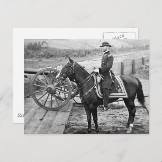 アトランタのシャーマン将軍, 1864 ポストカード (正面/裏面)