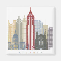 アトランタのスカイラインポスター