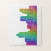 アトランタのスカイライン ジグソーパズル (縦)