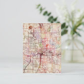 アトランタの絵画地図 ポストカード (スタンド正面)