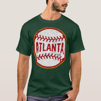 アトランタの野球都市Tシャツ Tシャツ