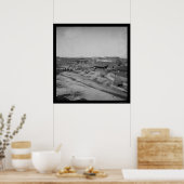 アトランタの鉄道デポ1864 ポスター (キッチン)