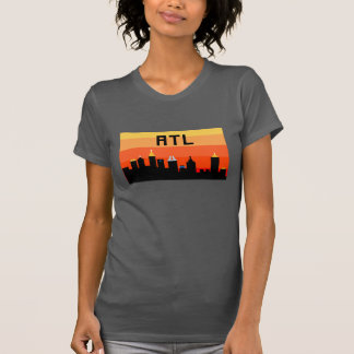 アトランタの8ビットスカイラインATL Tシャツ