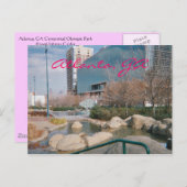 アトランタのGAの郵便はがき ポストカード (正面/裏面)
