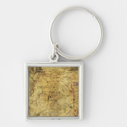 アトランタキャンペーン – 南北戦争パノラママップ2 キーホルダー (正面)