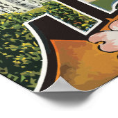 アトランタグルジアからのご挨拶ヴィンテージ ポスター (角)