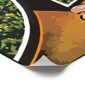 アトランタグルジアからのご挨拶ヴィンテージ ポスター (角)