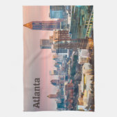 アトランタグルジアビューティフルサンセットシティビュー キッチンタオル (縦)