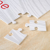 アトランタグルジア統一された州レトロスカイライン ジグソーパズル (側面)