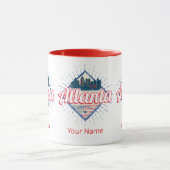 アトランタグルジア統一された州レトロスカイライン マグカップ (中央)