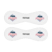 アトランタグルジア統一された州レトロスカイライン 野球ボール (パネル)