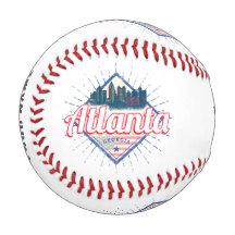 アトランタグルジア統一された州レトロスカイライン