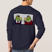 アトランタコンサートの信号器のカエルのTシャツ Tシャツ (裏面)