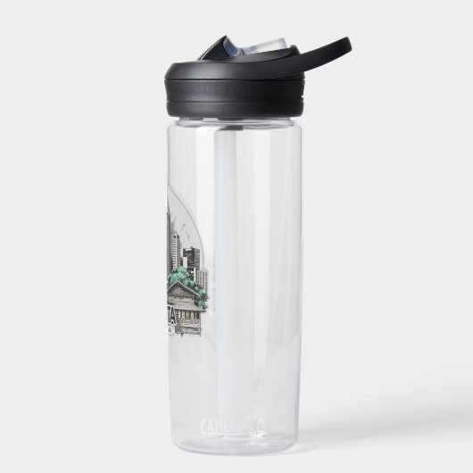 アトランタシティジョージアUSA ウォーターボトル (左面)