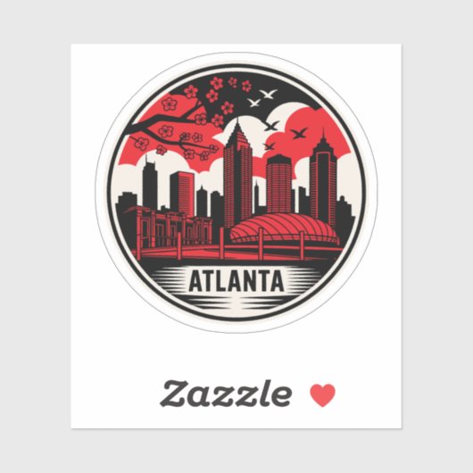 アトランタシティジョージアUSA シール (シート)