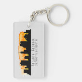 アトランタシティスカイラインマップ座標 キーホルダー (裏面)