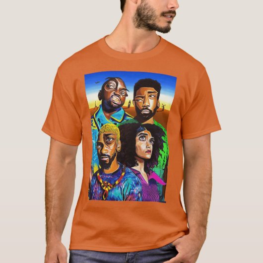 アトランタシリーズの新シーズンビンテージ Tシャツ (正面)