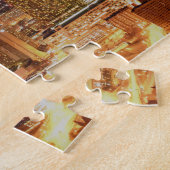 アトランタジョージアのスカイラインのジグソーパズル ジグソーパズル (側面)