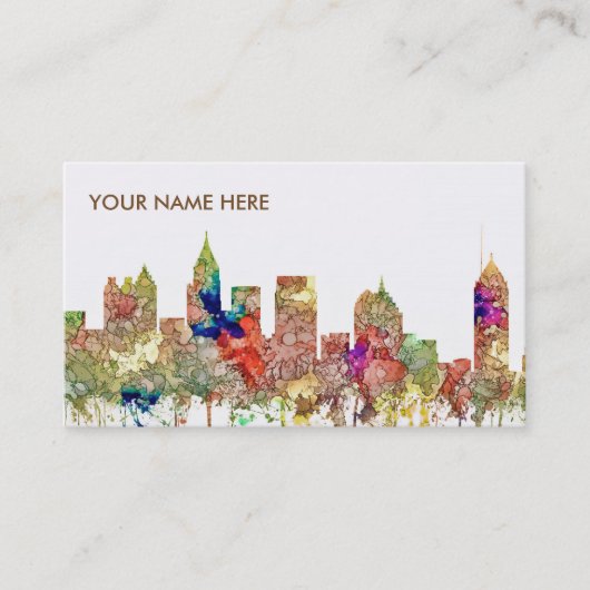 アトランタジョージアのスカイラインは栄光SG衰退しました 名刺 (正面)