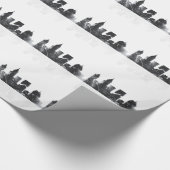 アトランタジョージアのスカイライン-包装紙 ラッピングペーパー (角)