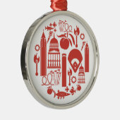 アトランタジョージアアイコン メタルオーナメント (右)