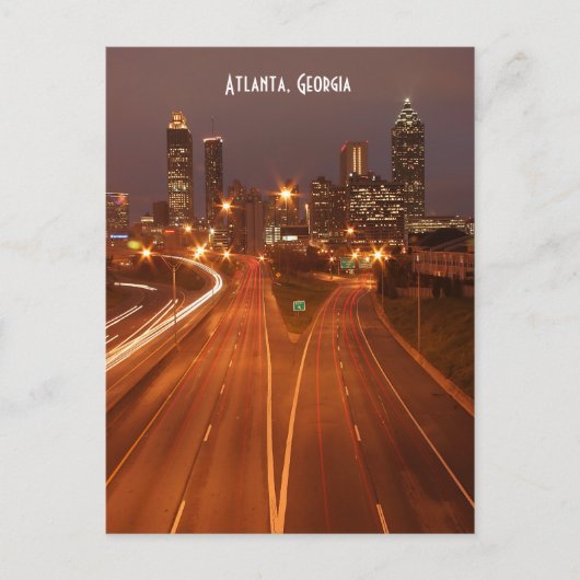 アトランタジョージアアットデュスクポストカード ポストカード (正面)