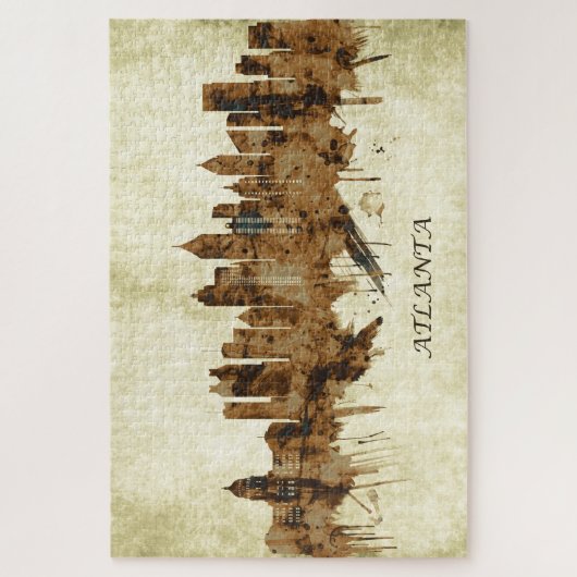 アトランタジョージアシティスケープ ジグソーパズル (縦)