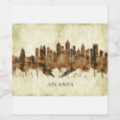 アトランタジョージアシティスケープ ワインラベル (シングルラベル)