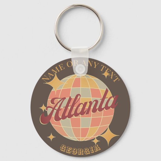 アトランタジョージアシティファッションギフト土産 キーホルダー (正面)