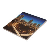 アトランタジョージアスカイラインブルースターリー夕べ タイル (側面)