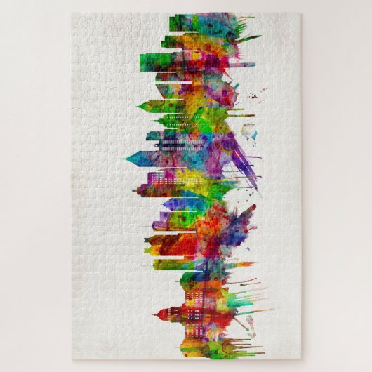 アトランタジョージアスカイライン ジグソーパズル (縦)