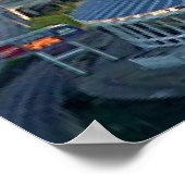 アトランタジョージアスカイライン ポスター (角)