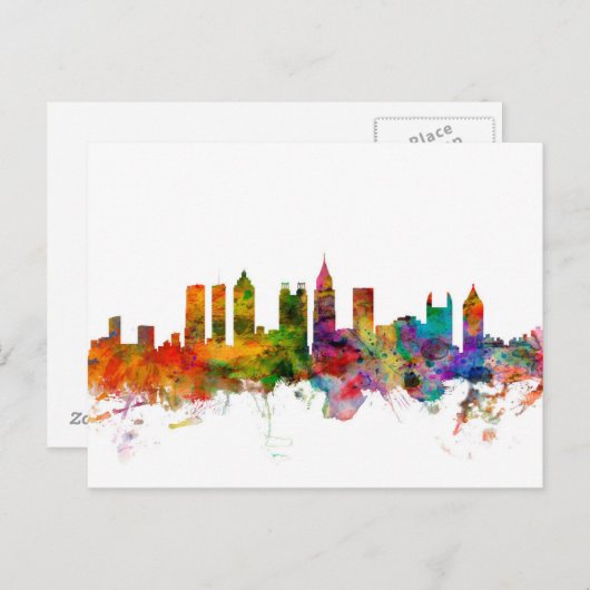 アトランタジョージアスカイライン ポストカード (正面/裏面)