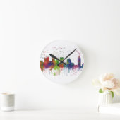 アトランタジョージアスカイライン ラウンド壁時計 (ホーム)