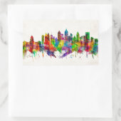 アトランタジョージアスカイライン 長方形シール (バッグ)