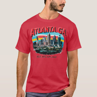 アトランタジョージアスーベニアホテルヴィンテージノスタルジックシティスカ Tシャツ