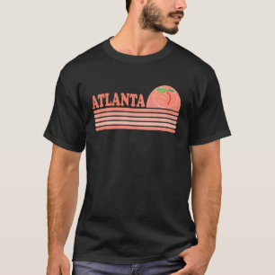 アトランタジョージアピーチサザンガールズレトロヴィンテージ Tシャツ
