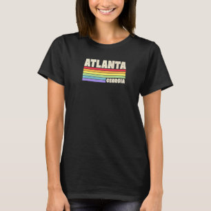 アトランタジョージアプライドレインボーフラッグゲイプライドマーチ Tシャツ