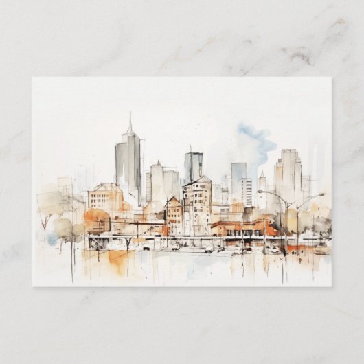 アトランタジョージアランドスケープウェディングレセプション エンクロージャーカード (裏面)