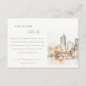 アトランタジョージアランドスケープ結婚ズ詳細 エンクロージャーカード (正面)