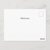 アトランタジョージアヴィンテージサンセットシティスケープ ポストカード (裏面)