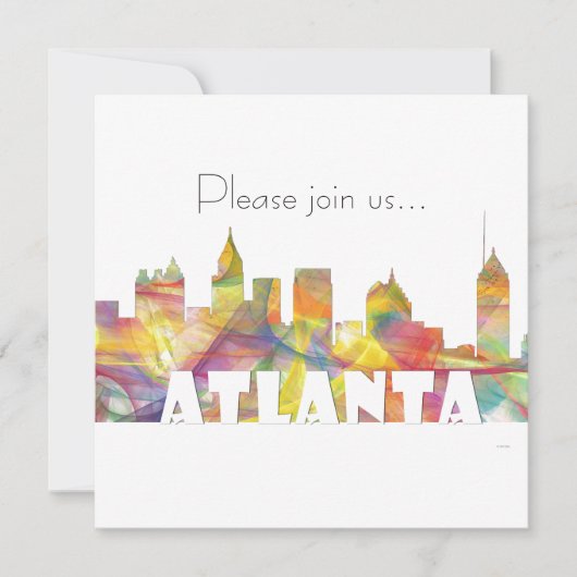 アトランタジョージア州スカイラインMCLR 2 - 招待状 (正面)