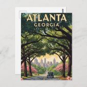 アトランタジョージア旅行 ポストカード (正面/裏面)