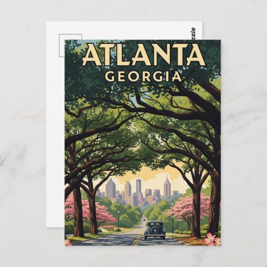 アトランタジョージア旅行 ポストカード (正面/裏面)