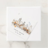 アトランタジョージア水彩風景結婚ズ フェイバータグ (インサイチュ)