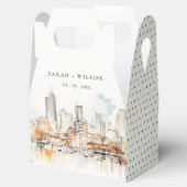 アトランタジョージア水彩風景結婚ズ フェイバーボックス (オープン)